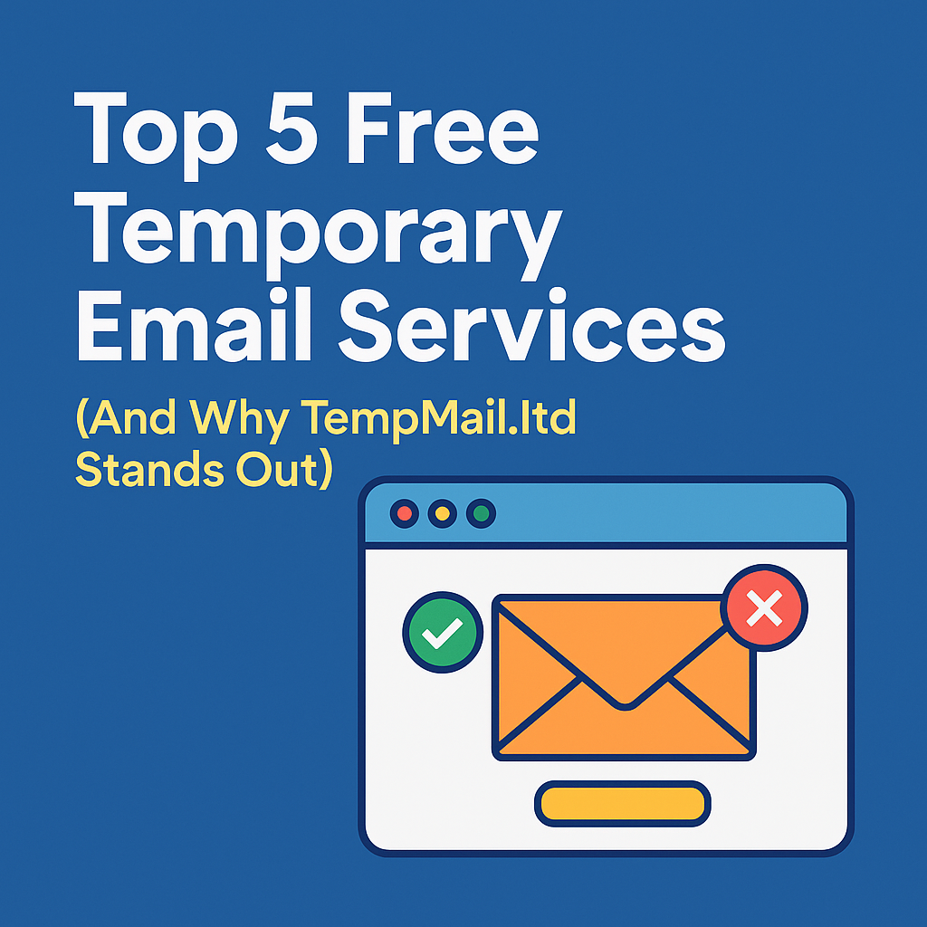 Top 5 Free Temporary Email Services (And Why TempMail.ltd Stands Out)